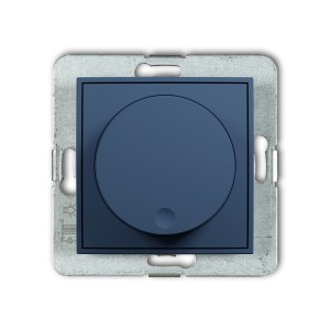 Mechanizm elektronicznego regulatora oświetlenia przyciskowo-obrotowego Karlik MINI navy blue 64MRO-1