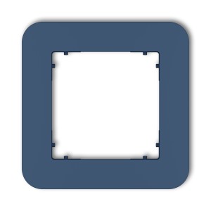 Ramka uniwersalna pojedyncza zaokrąglona z tworzywa Karlik MINI navy blue 64MRTZ-1