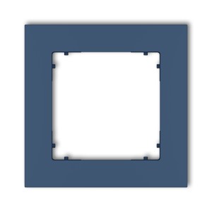 Ramka uniwersalna pojedyncza kwadratowa z tworzywa Karlik MINI navy blue 64MR-1