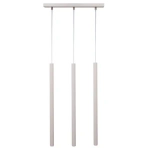 SOPEL 3 zwis prosty szary beż  Sigma lighting