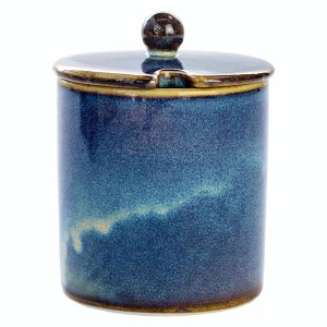 Cukiernica porcelanowa z pokrywką 220 ml Deep Blue Verlo