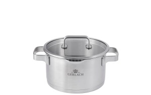 Gerlach PRESTIGE Plus Garnek z pokrywką 20 cm - 3 l