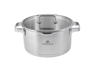 Gerlach PRESTIGE Plus Garnek z pokrywką 24 cm - 4,5 l