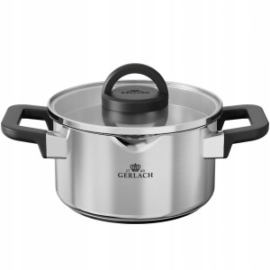 GERLACH AMBIENTE PLUS Garnek 2 l z pokrywką 18 cm