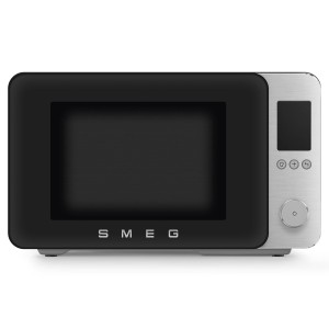Smeg SDA Collezione Kuchenka mikrofalowa, czarny mat Czarny MOC02BLMEU