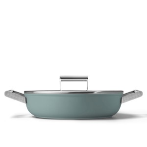 Smeg DPF2812EGM Głęboka patelnia 28 cm Szmaragdowy (mat)
