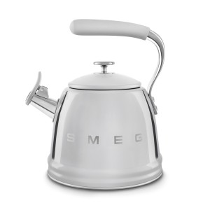Smeg 50's Style 'Czajnik z jednotonowym gwizdkiem Srebrny WKF01SS