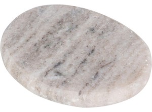 Marmurowa podstawka pod kubek szklankę 12,5x9,5 cm szary marmur coaster