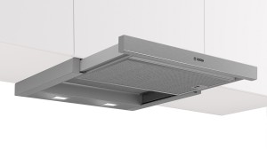 Bosch Serie 4, Teleskopowy okap szufladowy 60 cm, Srebrny metalik DFS067A51