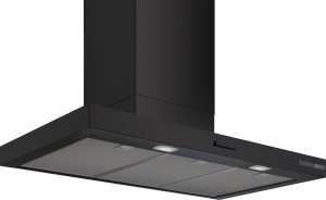 Bosch Serie 4, Okap naścienny 90 cm, Czarny, Matt Design DWB95CC60