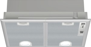 Bosch Serie 4, Okap wysepkowy 53 cm, Srebrny metalik, montaż ścienny lub nad wyspą DHL555BL