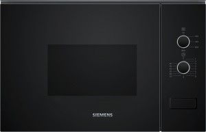 Siemens iQ300 Kuchenka mikrofalowa 38 cm, czarna, do zabudowy BF520LMA1