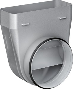 Siemens Adapter 1/3, 150 mm, 90°, okrągły, metalowy LZ31WWX11