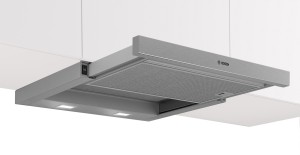 Bosch Serie 2, Teleskopowy okap szufladowy 60 cm, Srebrny metalik DFM064W55