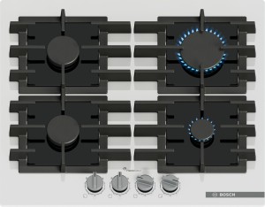 Bosch Serie 6, Płyta gazowa 60 cm, Szkło, Łatwe czyszczenie PPP6A2I40