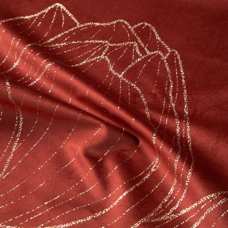 OBRUS BIEŻNIK WELUR VELVET 35X140 CM CEGLANY