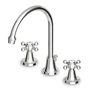 Agora Bateria umywalkowa chrom ZAG406, dwuuchwytowa Zucchetti