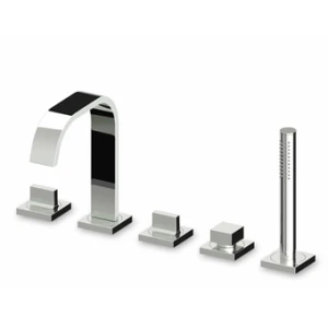 Aguablu Bateria wannowa 5-otworowa chrom ZA5470 Zucchetti