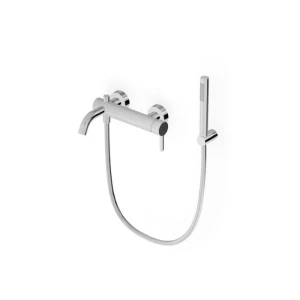 Isy22 Bateria wannowa natynkowa chrom ZIS139 Zucchetti