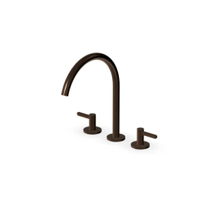Mieszacz umywalkowy 3 otworowy Zuchetti ZIS3341.P21 PVD Brushed Chocolate Zucchetti