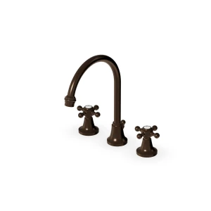 Mieszacz umywalkowy 3 otworowy Zuchetti ZAG406.P21 PVD Brushed Chocolate Zucchetti
