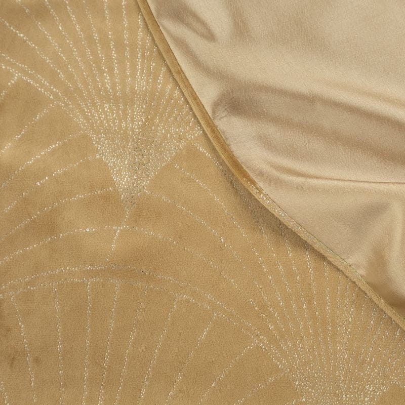OBRUS WELUR VELVET BIEŻNIK 35X140 CM ZŁOTY