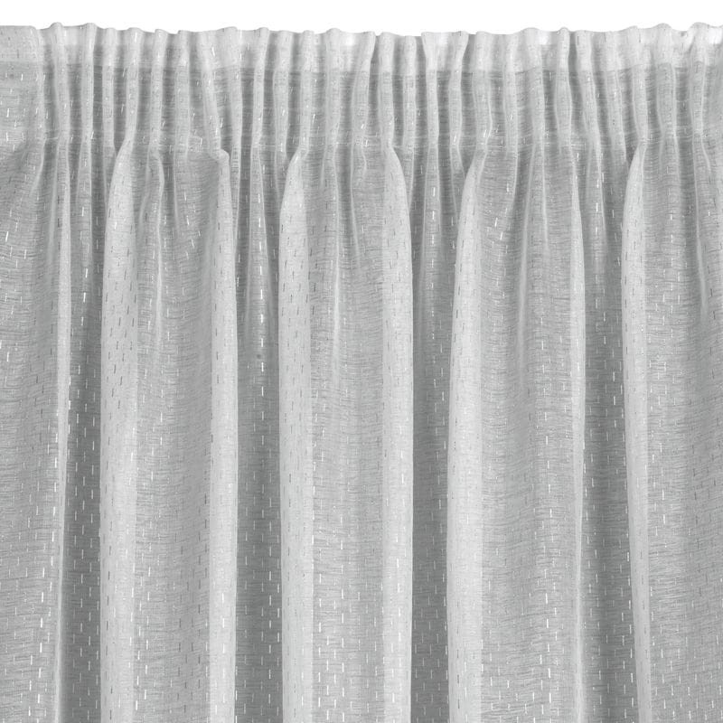 FIRANA FIRANKA NA TAŚMIE Z WZOREM 140X270 CM BIAŁA