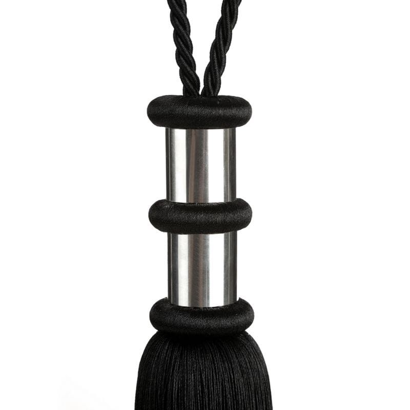SZNUR UPINACZ DO ZASŁON CHWOST 78X38 CM CZARNY