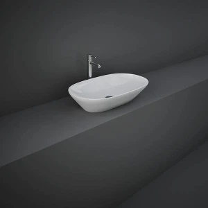 Rak VARCT36000AWHA Umywalka nablatowa Alpine White 600x360 mm
