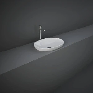 Rak VARDI25000AWHA Umywalka Rak VARIANT Biała Owalna 500x360 mm