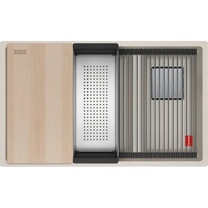 Zlewozmywak granitowy Orzechowy Kanon KNG PRO 160-46-21 Franke