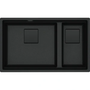Zlewozmywak podwieszany Franke KNG PRO 160-46-21 Onyx / Czarne odpływy