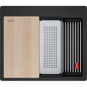 Zlewozmywak granitowy Franke Kanon KNG PRO 610-53 FTL Czarny 114.0749.632