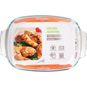 Szklane naczynie żaroodporne 2700 ml szkło borokrzemowe