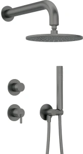 Zestaw prysznicowy podtynkowy titanium Deante Silia BQS_C9YK