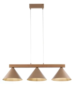 DECO 3 lampa wisząca ciepły beż/jasny brąz  Sigma lighting