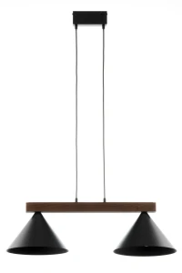 DECO 2 lampa wisząca czarny/ciemny brąz  Sigma lighting