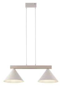 DECO 2 lampa wisząca biały/drewno bielone  Sigma lighting
