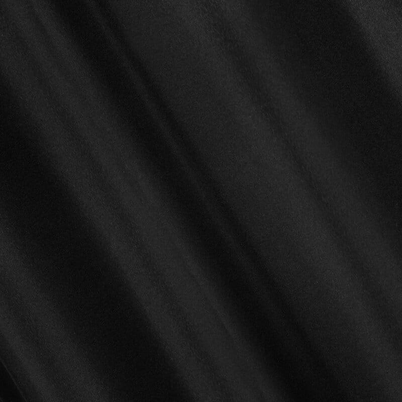 ZASŁONA 140x250 NA KOŁACH GŁADKA CZARNA