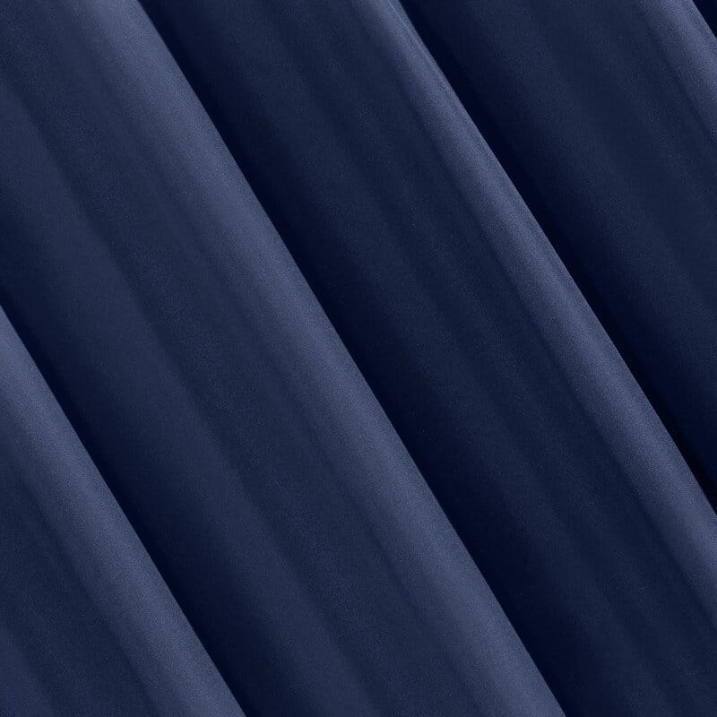 ZASŁONA 140x250 NA KOŁACH GŁADKA GRANATOWA