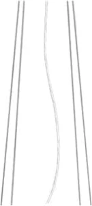 Linki regulowane Falmec do okapów E.ion 4 szt. fi 1,2 mm x 2500 mm