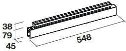Lampa Falmec do fotosyntezy dla okapu Spazio Isola 130
