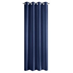 Zasłona welwetowa 140 x 250 cm granatowa