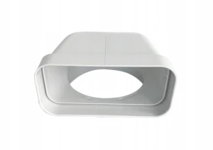 Kolanko Falmec okrągłe fi 125mm na prostokątne 150x70mm