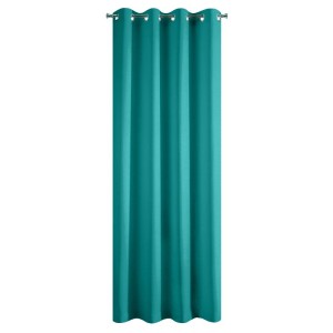 Zasłona welwetowa 140x250 cm turkusowa, matowa, 100% poliester