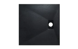 Besco Brodzik prysznicowy kwadratowy Vexo Black BVB-90-90-K