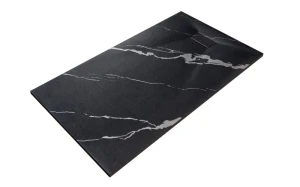 Besco Brodzik prysznicowy prostokątny Vexo Marble Black VMB-130-90-P