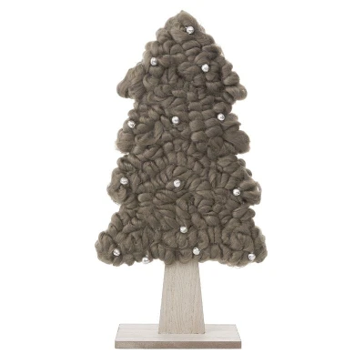 Figurka Dekoracyjna Choinka 40cm - BrązowA