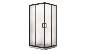 Besco Kabina prysznicowa kwadratowa Modern Black 190 MKB-80-190-C