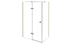 Besco Kabina prysznicowa prostokątna Pixa Gold PPL-109-195G